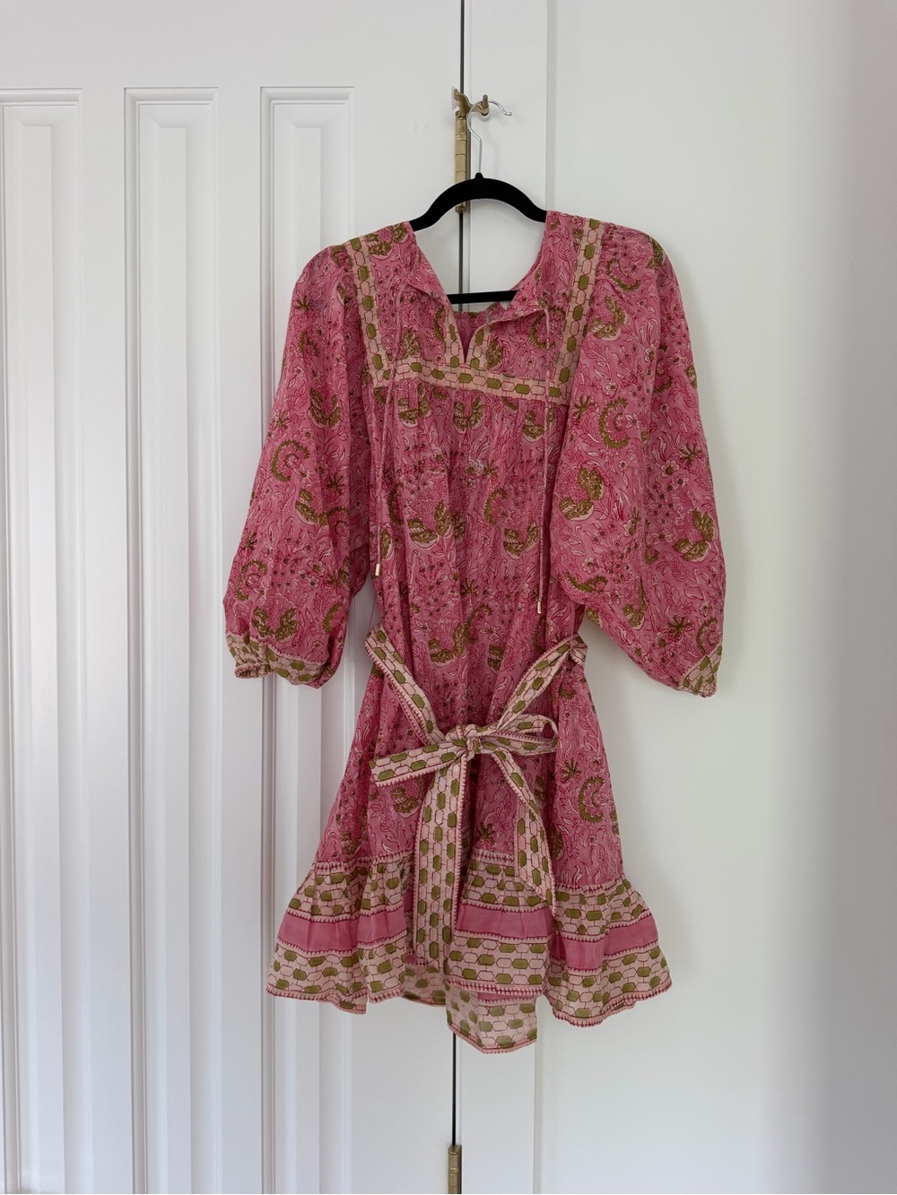 Cleobella MAGDALENA MINI DRESS | WILDFLOWER PRISM PINK